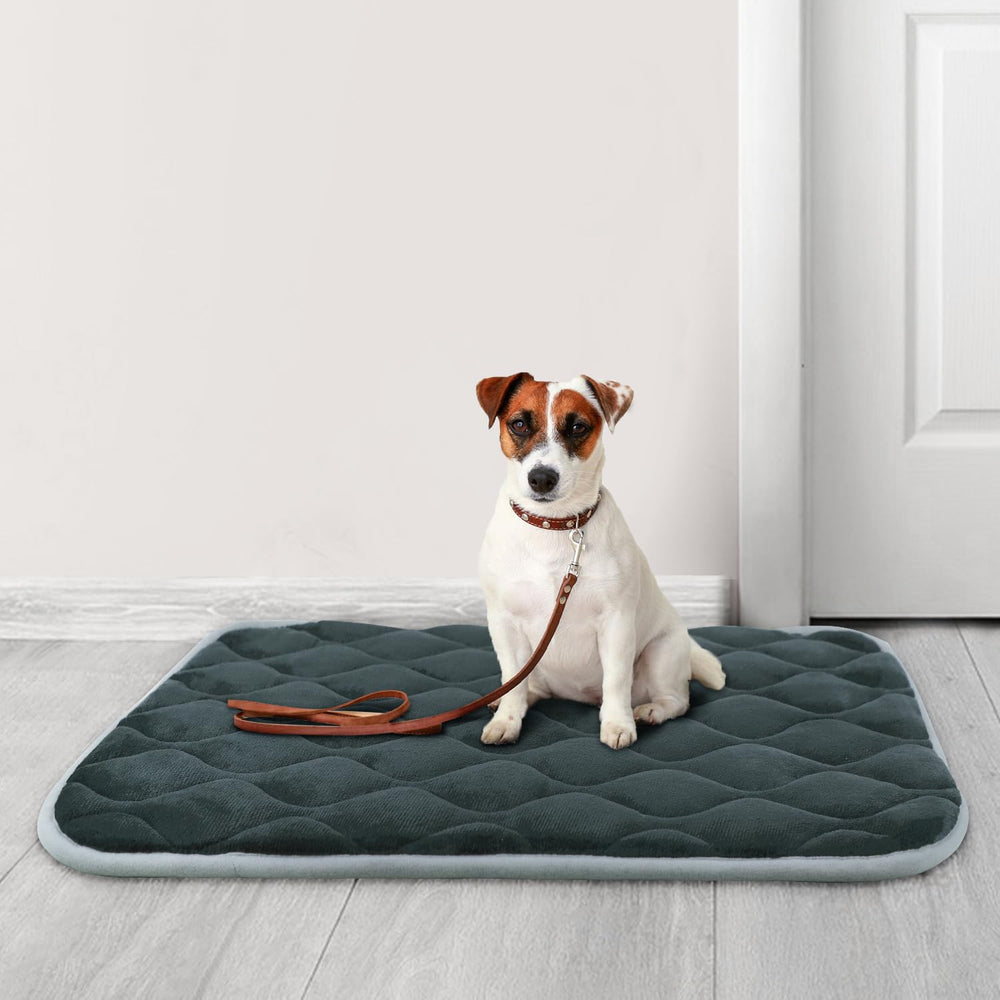 FurryBaby dog bed mat all-seasons breathable fabric stays cool in summer and warm in winter.