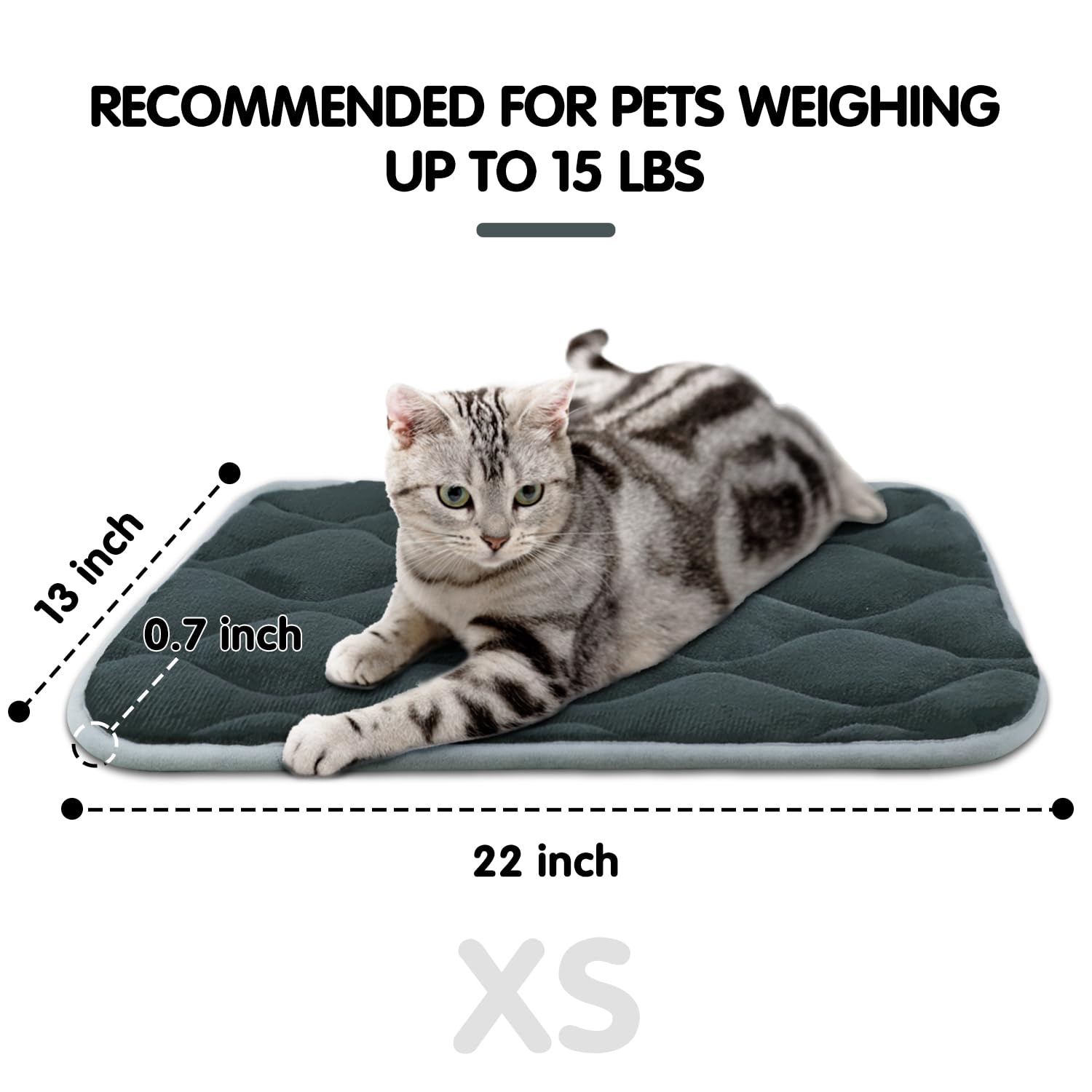 furrybaby dog bed mat grey color complements any crate or room