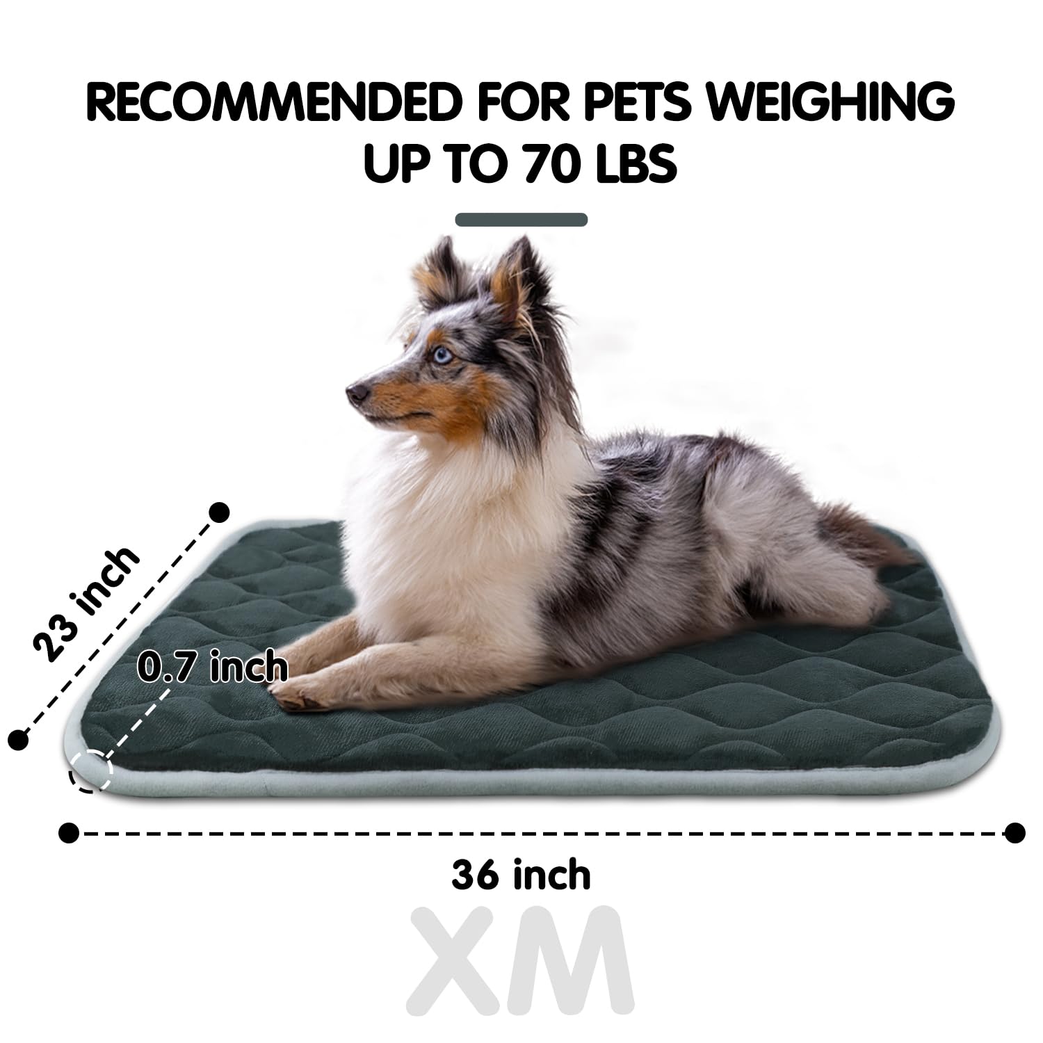 furrybaby dog bed mat machine washable for easy cleaning after use