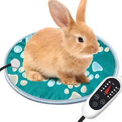 furrybaby pet heating pad remote control shows adjustable timer and temperature