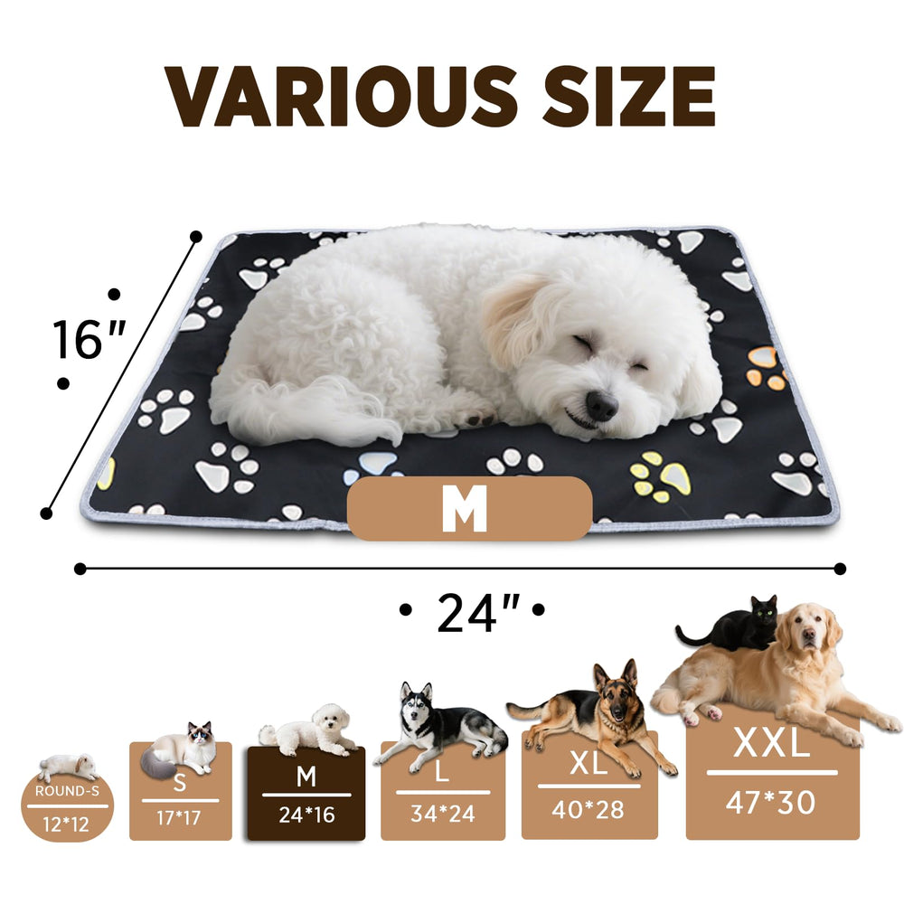 FurryBaby heating pad fabric closeup features scratch-resistant oxford surface