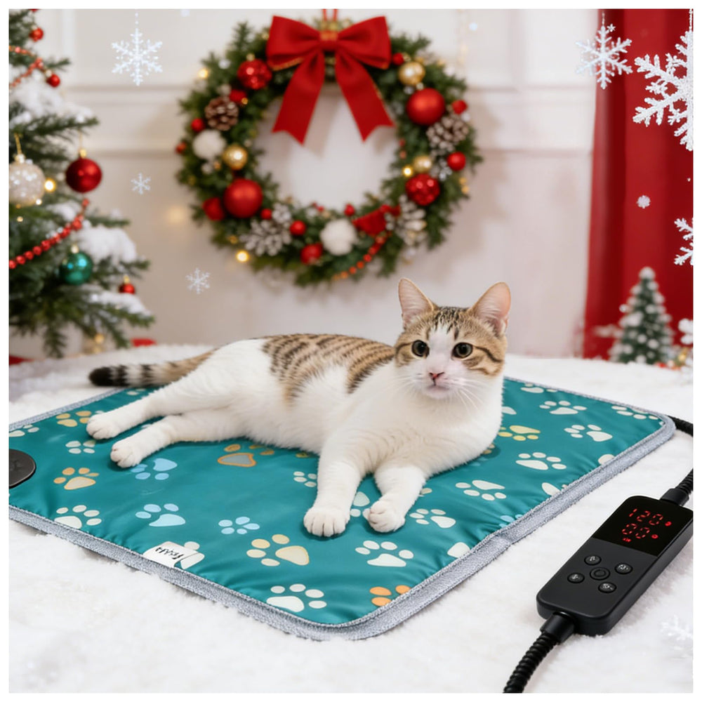 Furrybaby pet heating pad side view highlighting even heat distribution