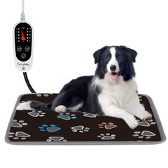Furrybaby heating pad wide-angle view shows roomy warmth for pets.