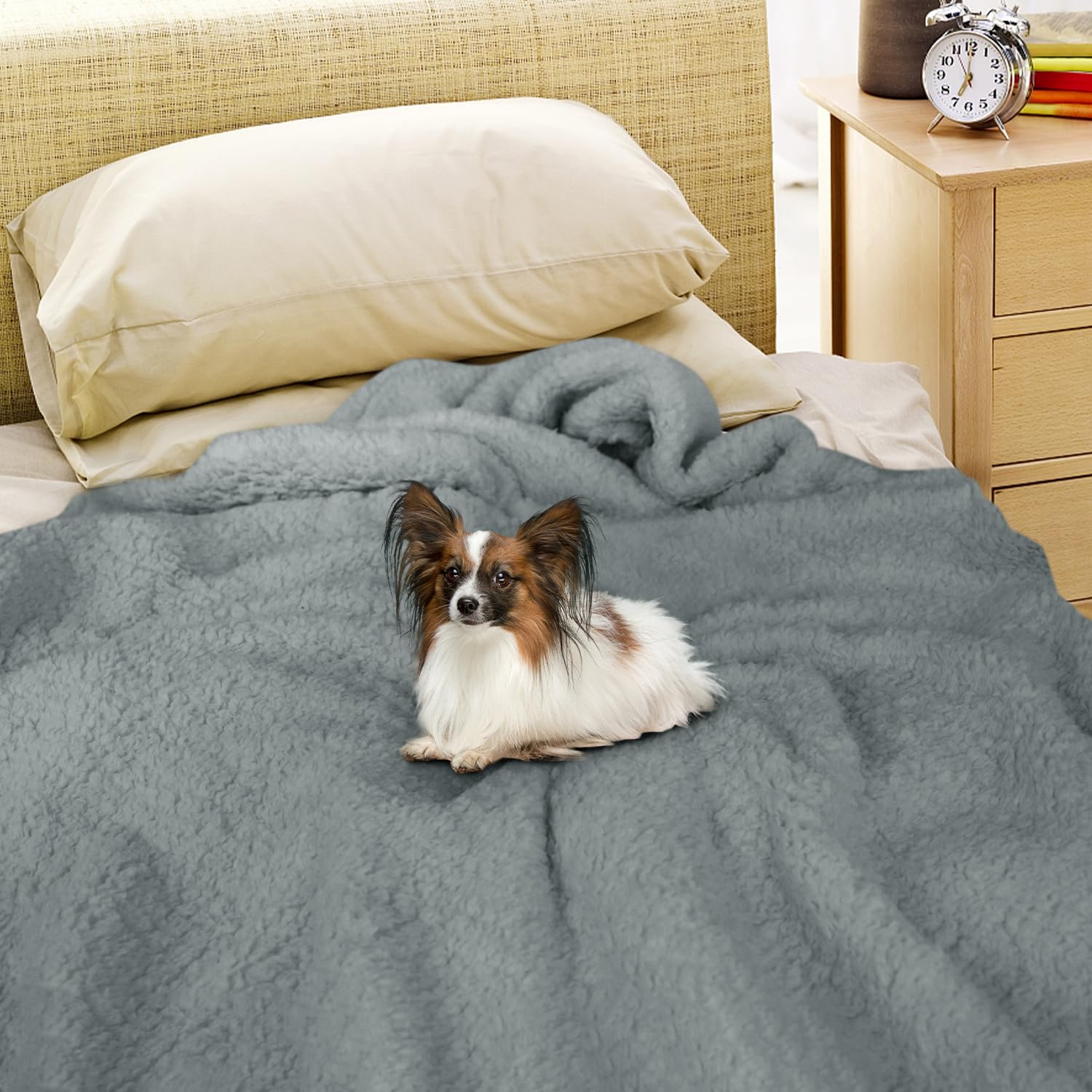 furrybaby travel blanket portable demonstrates lightweight warmth for trips.