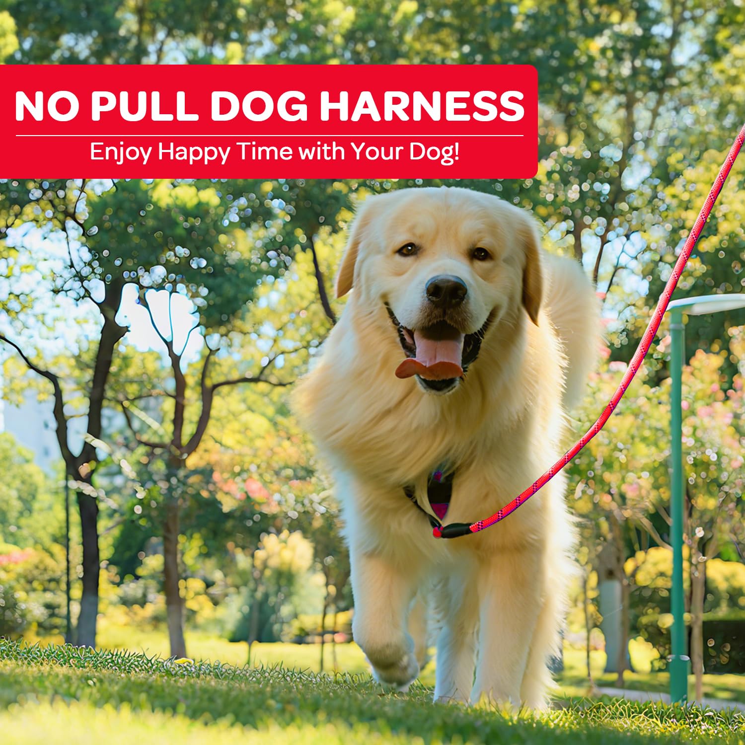 FURRYFECTION 4 adjustable straps harness fits a wide range of dogs