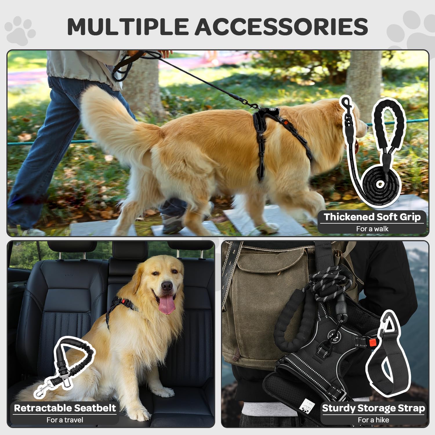 FURRYFECTION 600d-nylon harness for durable, long-lasting wear