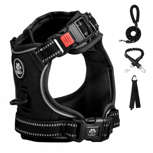 FURRYFECTION dog harness back-clip for secure everyday walks and control