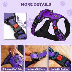 FURRYFECTION padded handle design purple XL provides secure control during training sessions