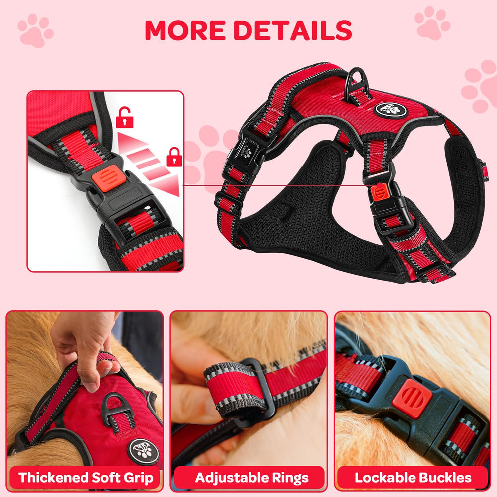 FURRYFECTION padded handle harness offers secure comfortable control
