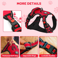 FURRYFECTION padded handle harness offers secure comfortable control