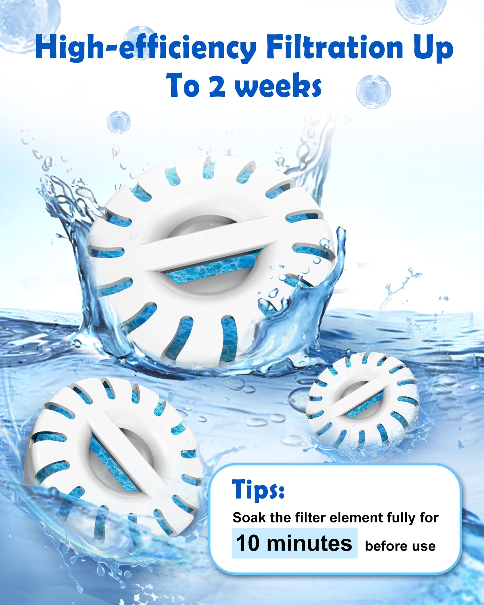 FurryPlanet pump filter pads included for easy pump maintenance