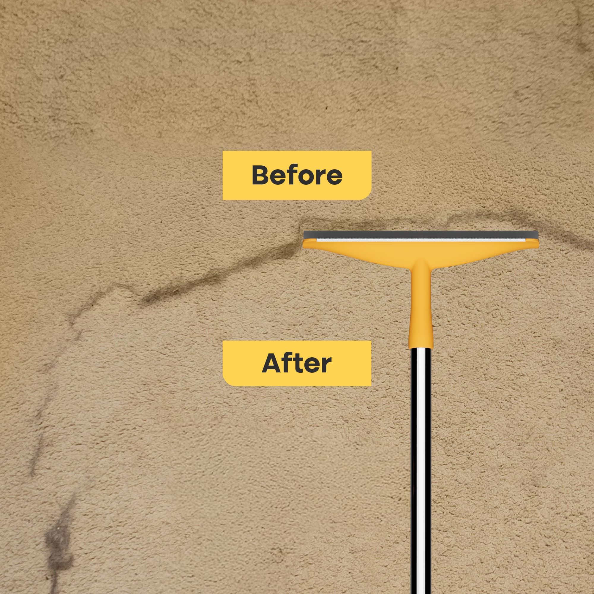 Fursprint carpet rake removing embedded fur from upholstery