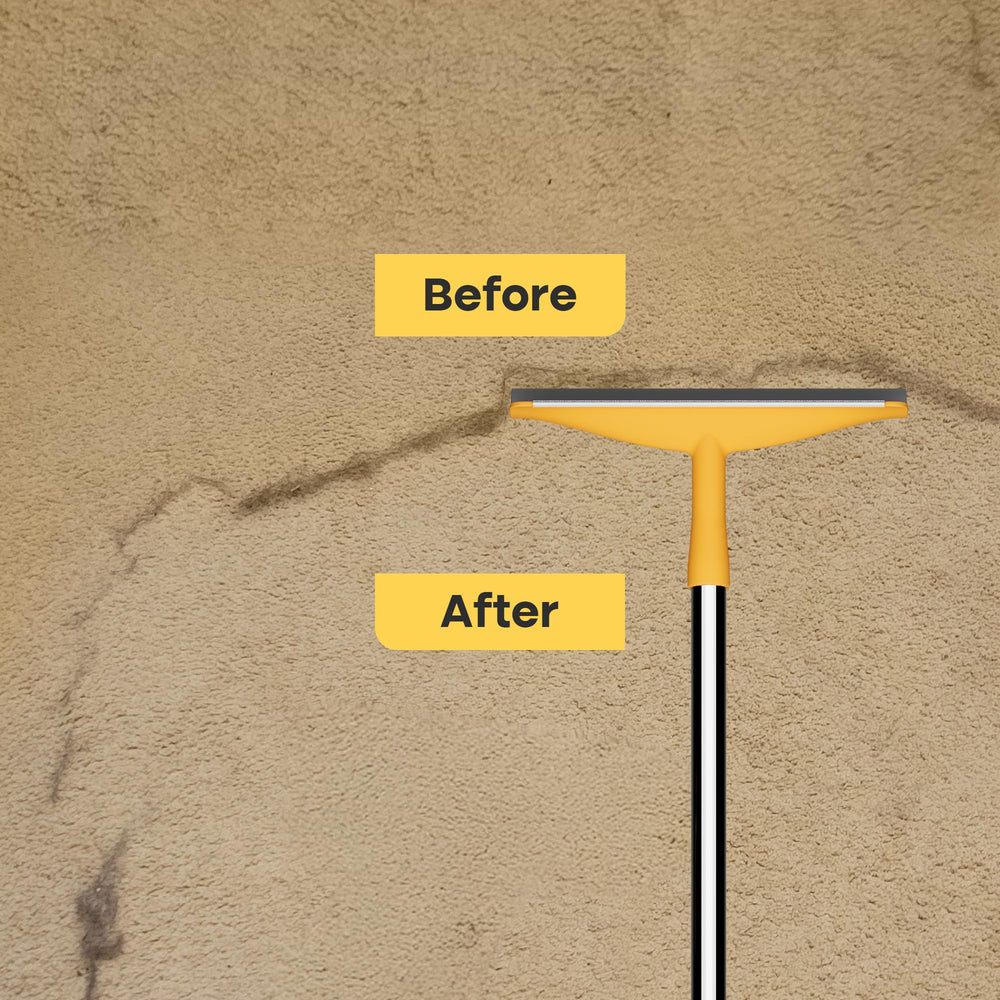 Fursprint carpet rake removing embedded fur from upholstery