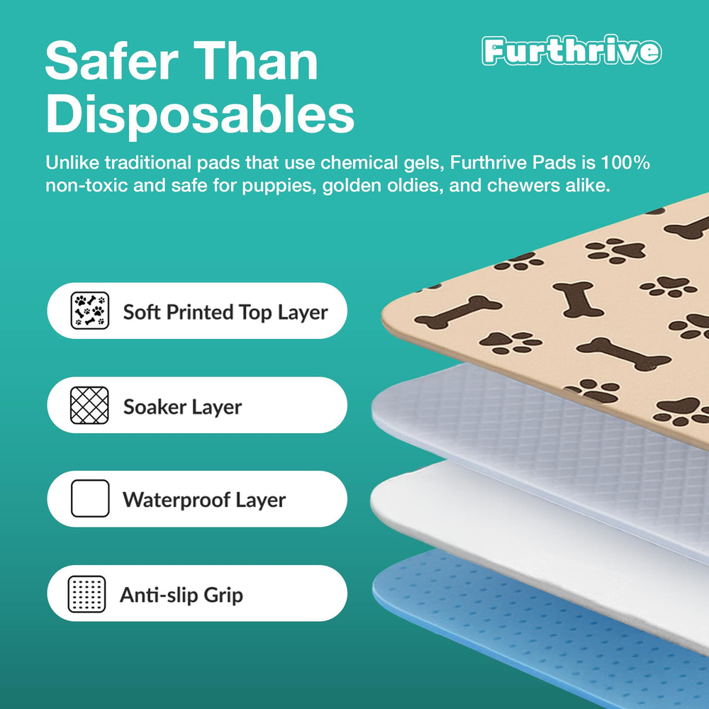 Furthrive Washable Pee Pad crate liner keeps crates tidy and comfortable.