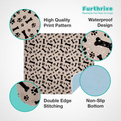Furthrive Washable Pee Pad three-layer system provides floor protection for busy homes.