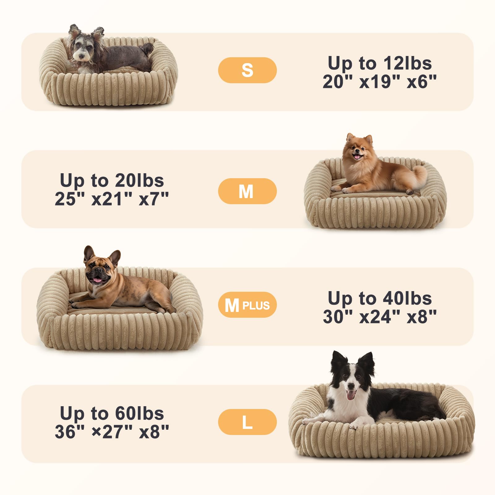 FURTIME anti-slip bottom detail ensures bed stays put