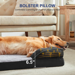 FURTIME chaise-design-snuggle creates a secure cozy space for large dogs