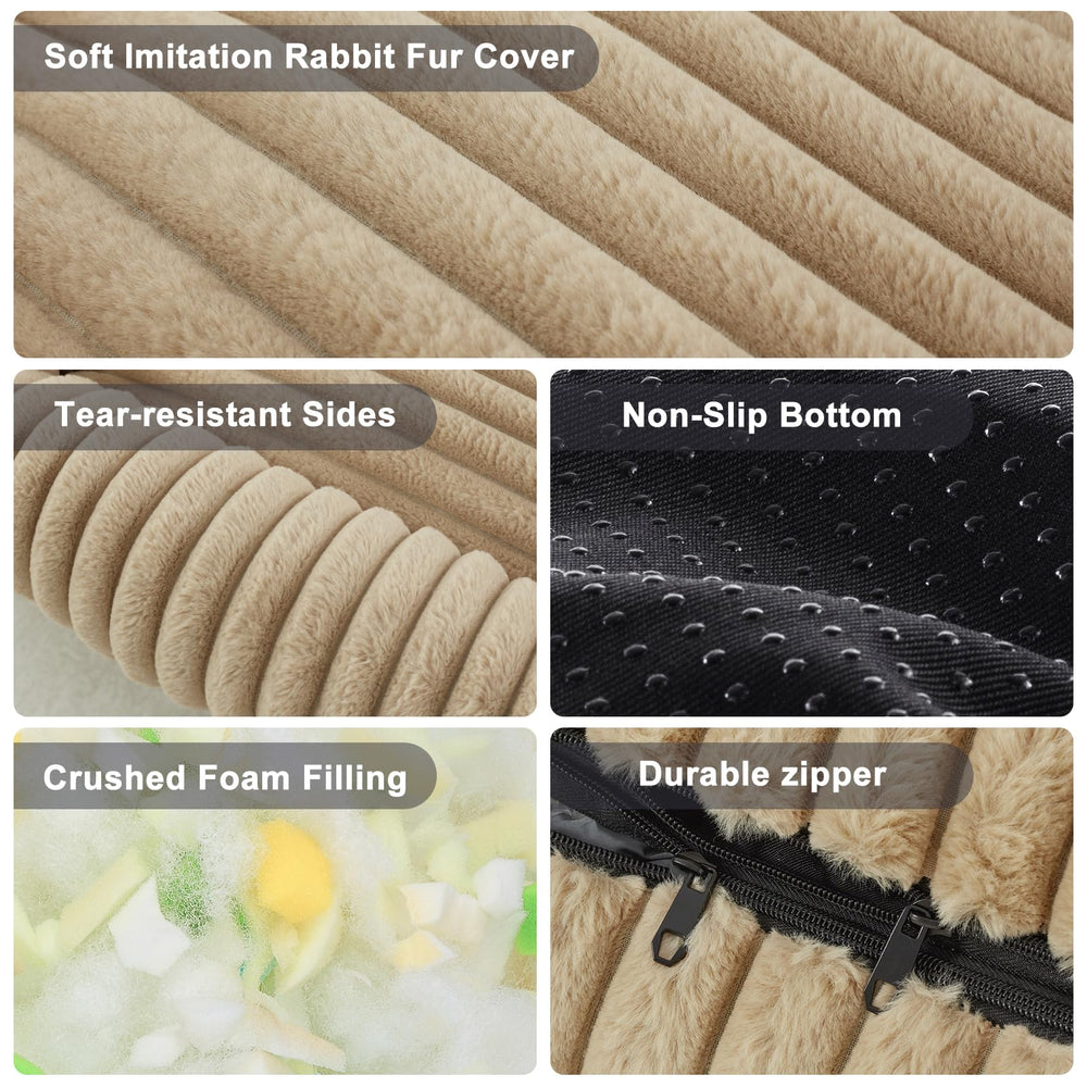 FURTIME all-season warmth and plush texture keep pets comfy year-round.