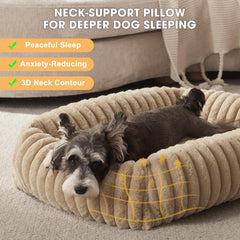 FURTIME dog bed anti-slip bottom keeps the bed in place during play and rest.