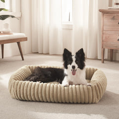 FURTIME bed with cloud-like crushed foam for warm, indulgent naps.