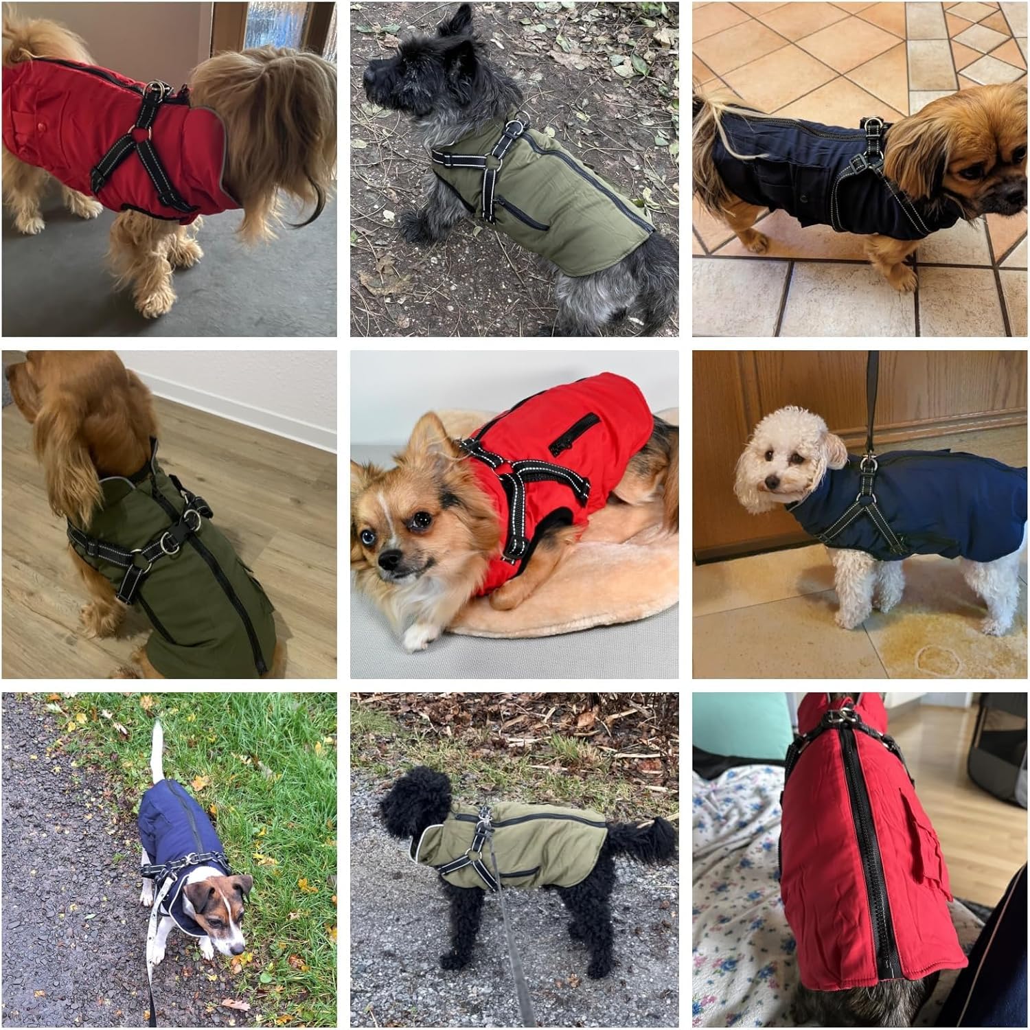 FURTIME dog coat fleece lining delivers cozy warmth during cold outings.