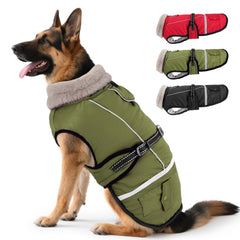 FURTIME dog coat warm winter jacket offers soft fleece warmth and a snug fit for cold days