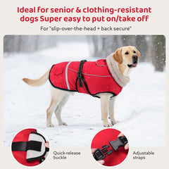 FURTIME safety reflective vest with harness and leash points
