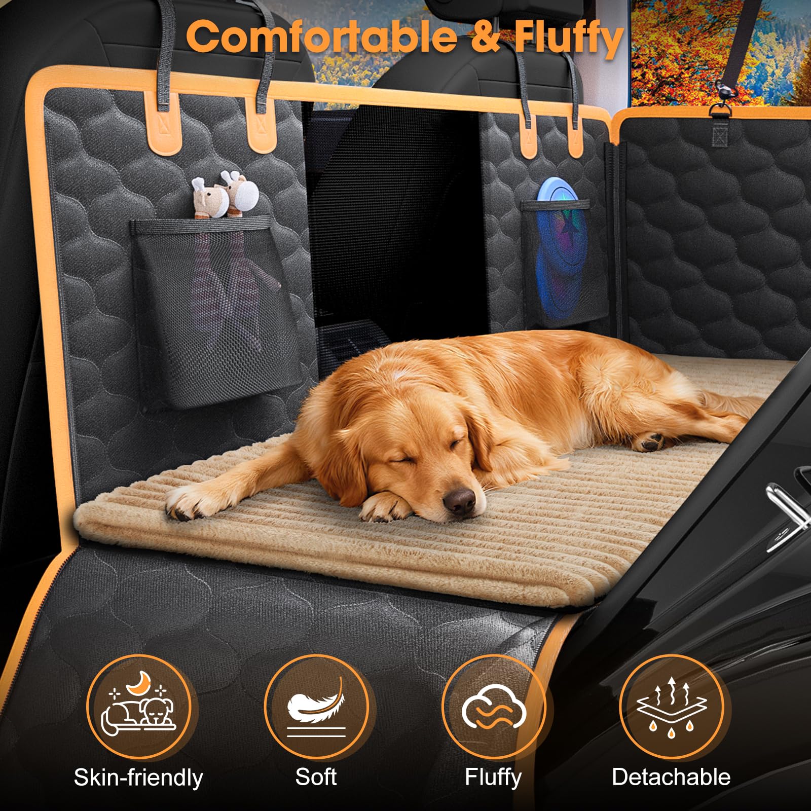 FURTIME high-resilience sponge core cushions joints during travel.