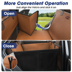 FURTIME large dog car seat detachable plates show reinforced construction