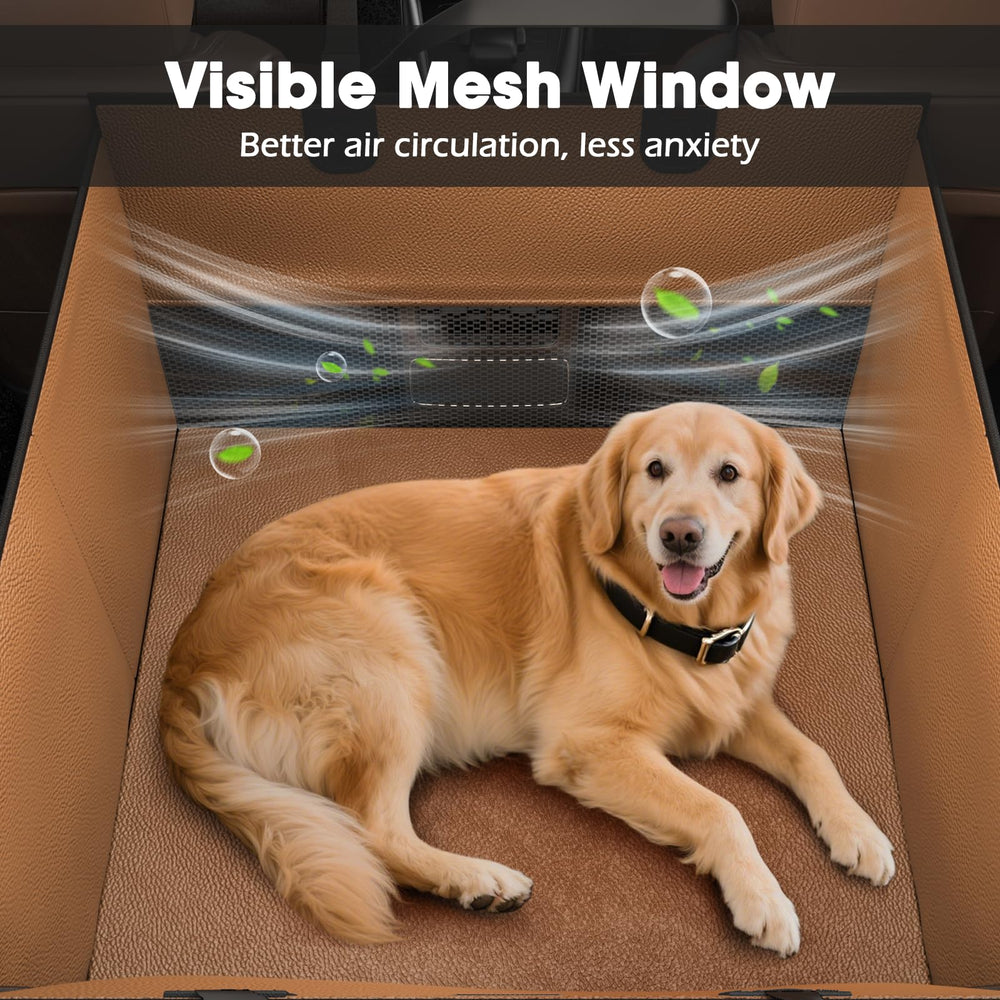 FURTIME large dog car seat extended back space offers roomier ride