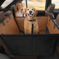 FURTIME large dog car seat side view protects car upholstery from pet mess