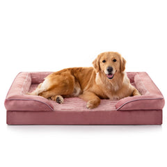 FURTIME orthopedic bed full view shows spacious support for large dogs