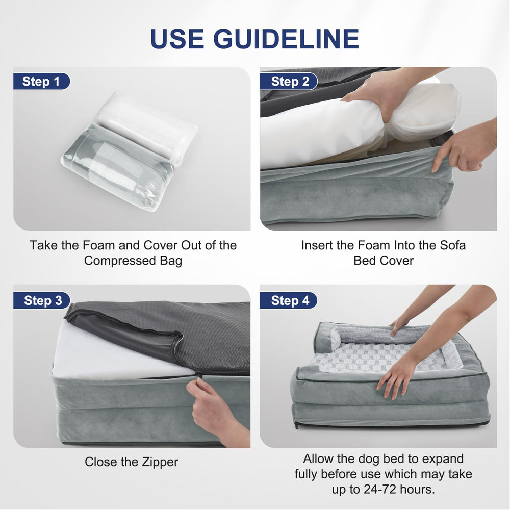 FURTIME easy-clean zipper design allows quick removal for laundry.