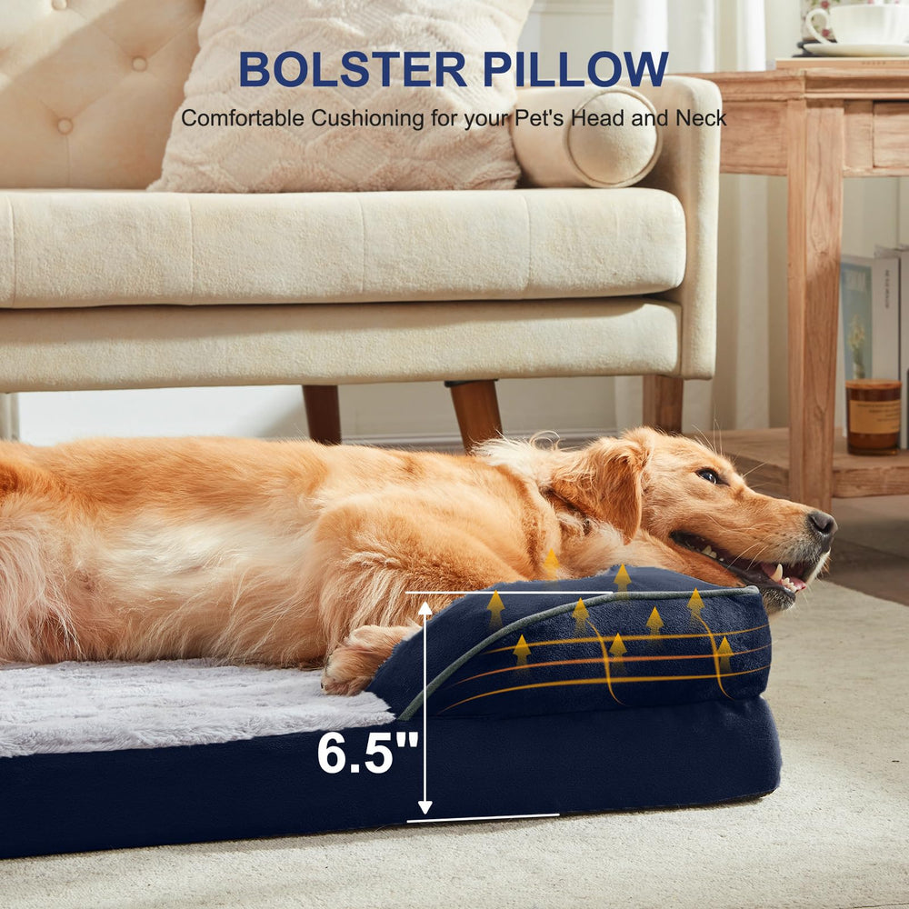 FURTIME bed foam-support close-up highlights high-density foam