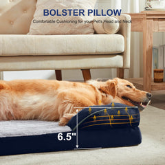 FURTIME bed foam-support close-up highlights high-density foam