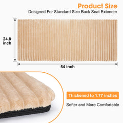 FURTIME soft flannel fabric texture provides gentle warmth on long trips.