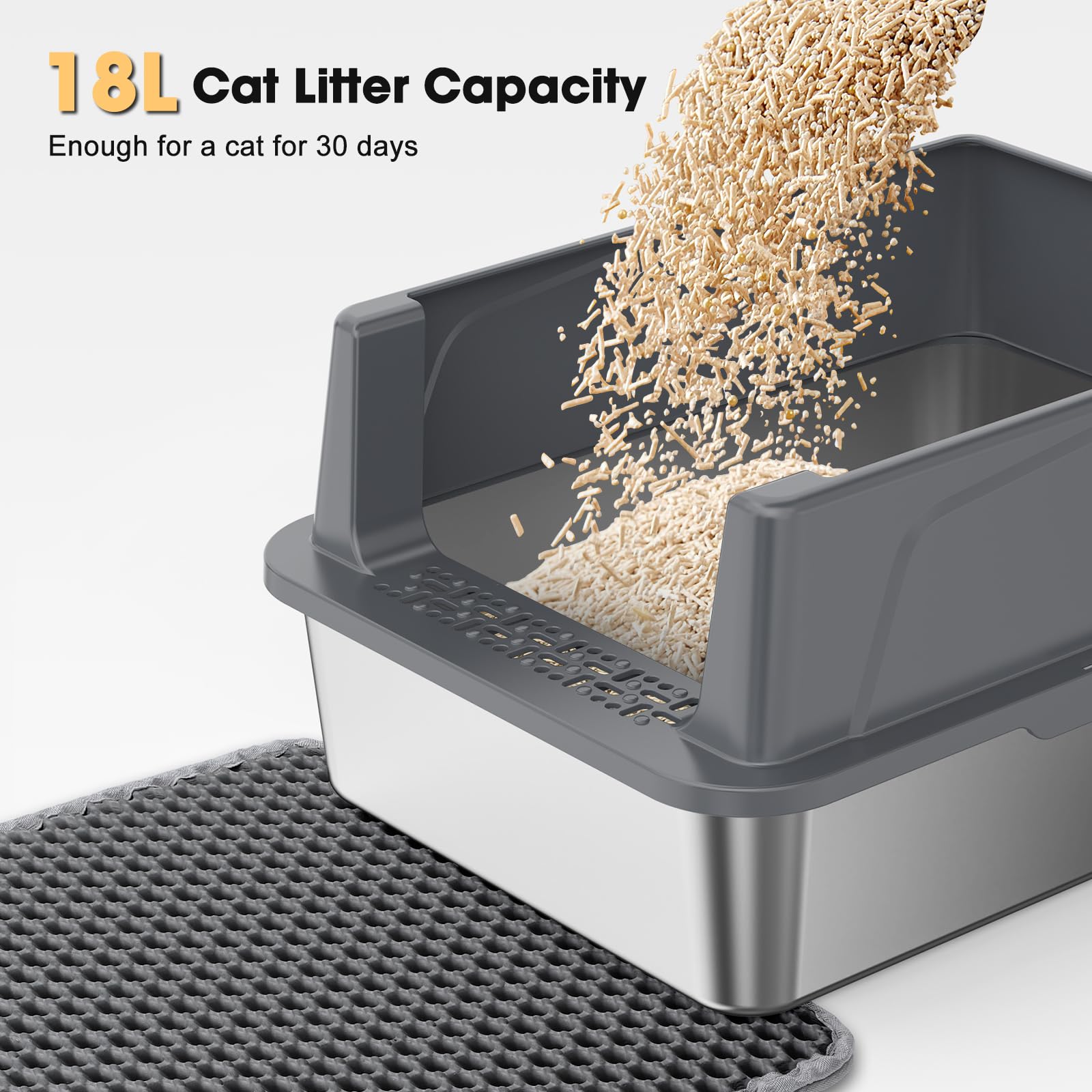 FURTIME locking lid close-up showing secure seal to reduce spills.