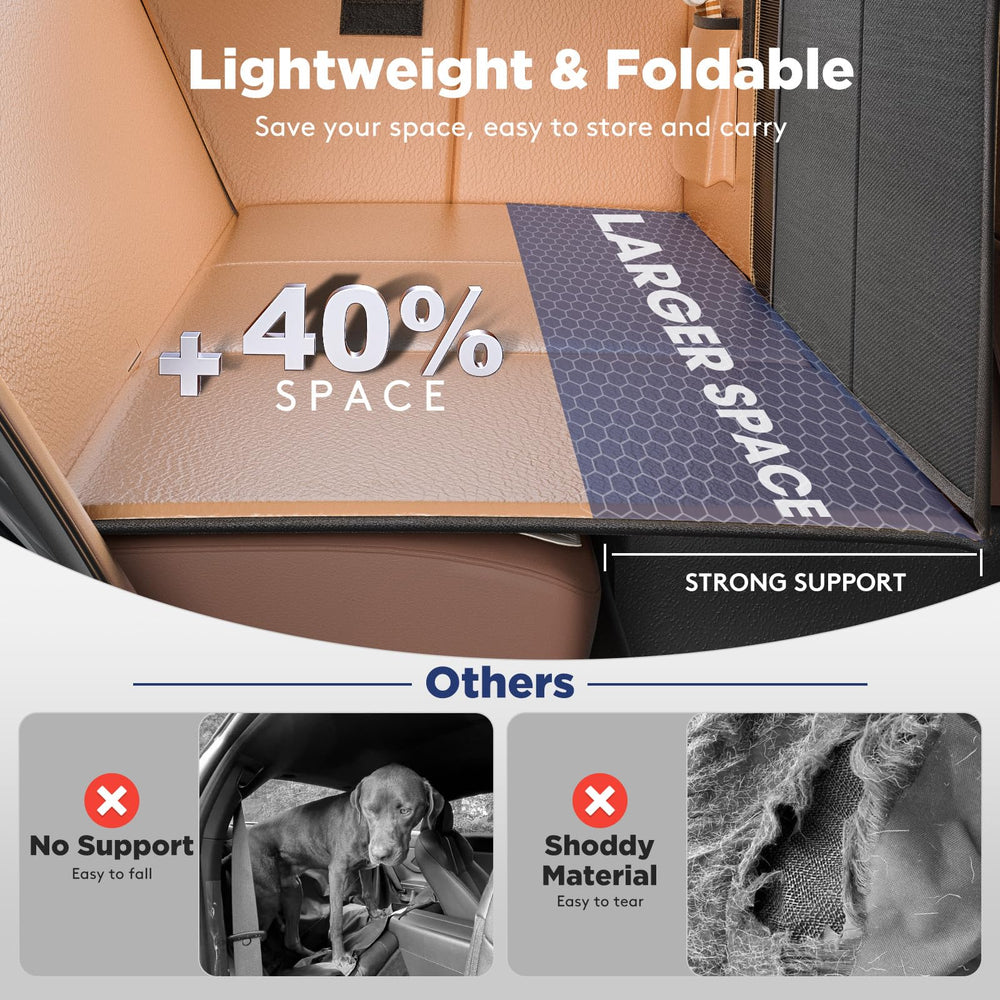 FURTIME large storage pockets and seat belt anchor add convenience.