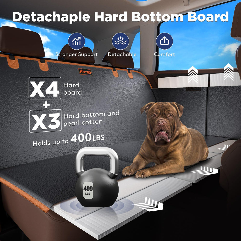 FURTIME upgraded PU leather offers durable, waterproof protection against spills.