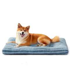 FURTIME washable dog bed medium with soft rabbit suede for cozy lounging.