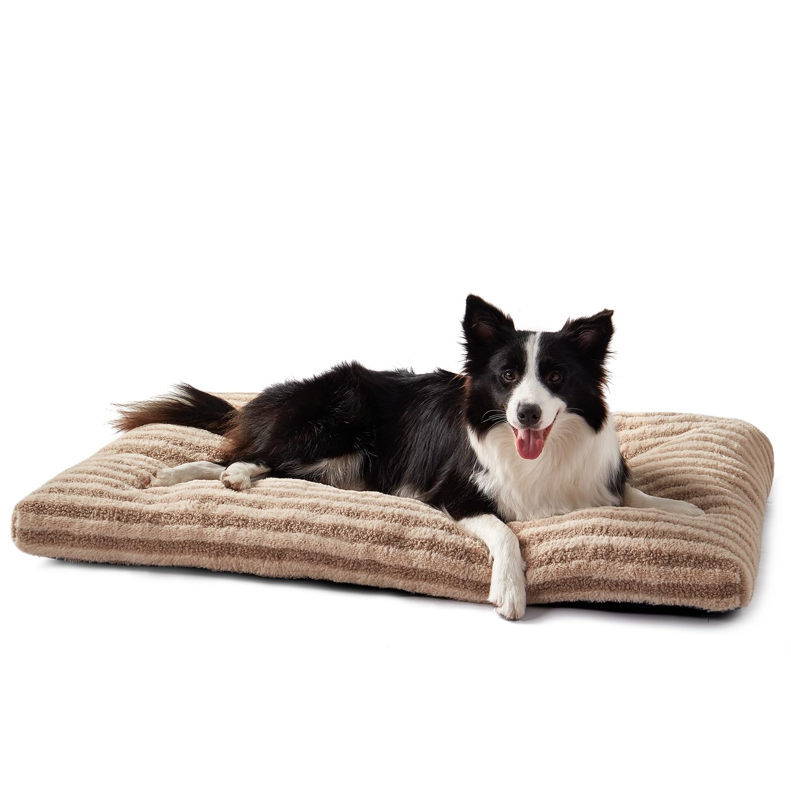 FURTIME washable dog bed soft rabbit suede creates plush, cozy lounging for pets.
