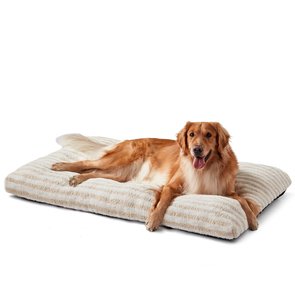 FURTIME Washable XL Dog Bed plush fabric close-up showing cloud-like comfort.