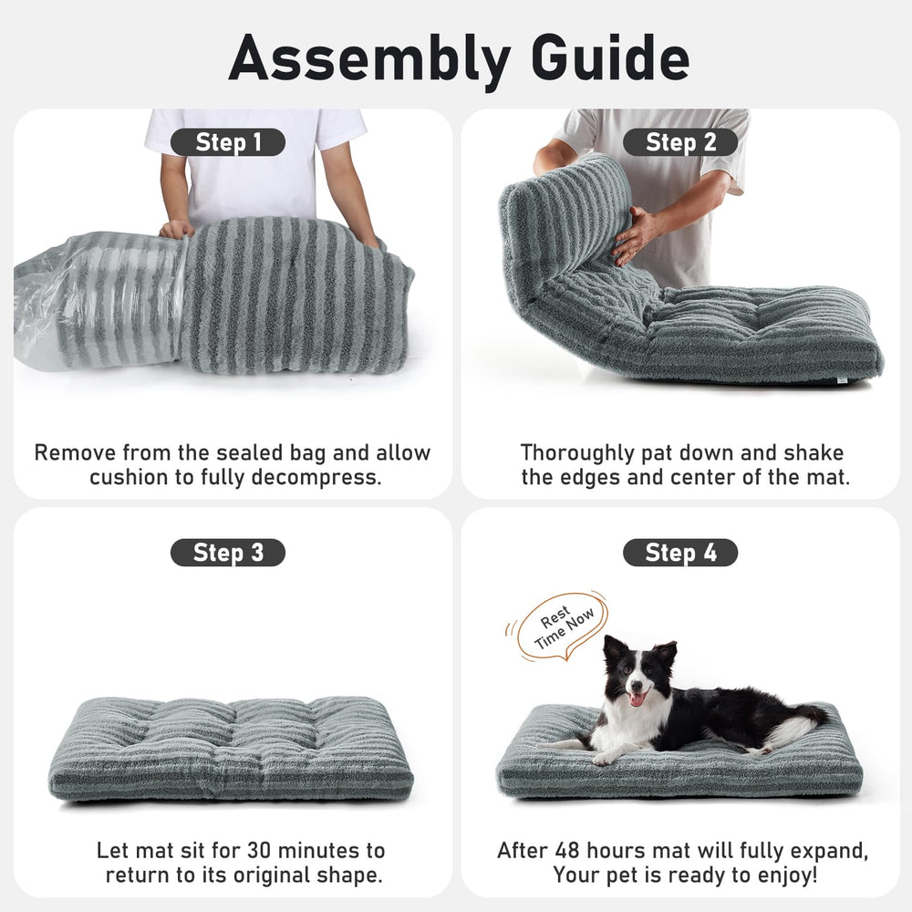 FURTIME bed vacuum-packed packaging suggests easy shipping and needs fluffing.