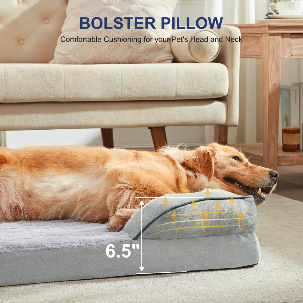 FURTIME waterproof inner lining keeps the bed protected from spills and accidents.