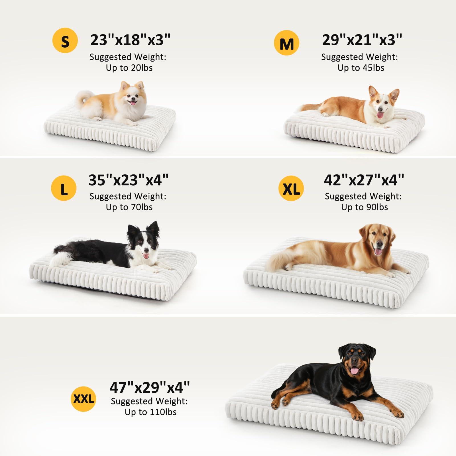 FURTIME XL Dog Bed indoor nap-time setting showing plush comfort.