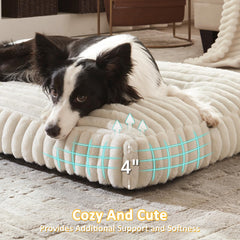 FURTIME XL Dog Bed removable cover ready for machine washing.