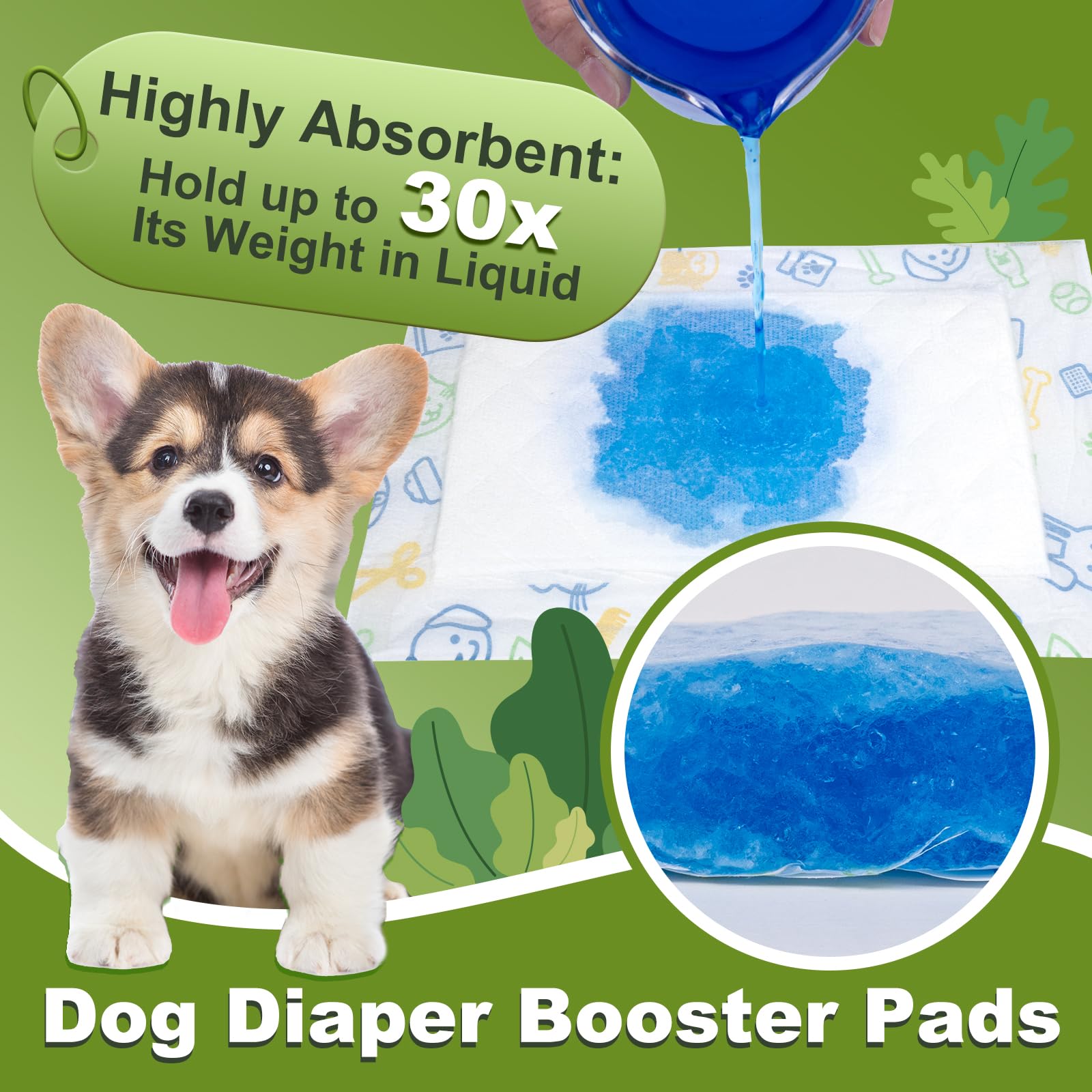 FurVeluxia absorbent-core close-up shows high absorbency for leaks.