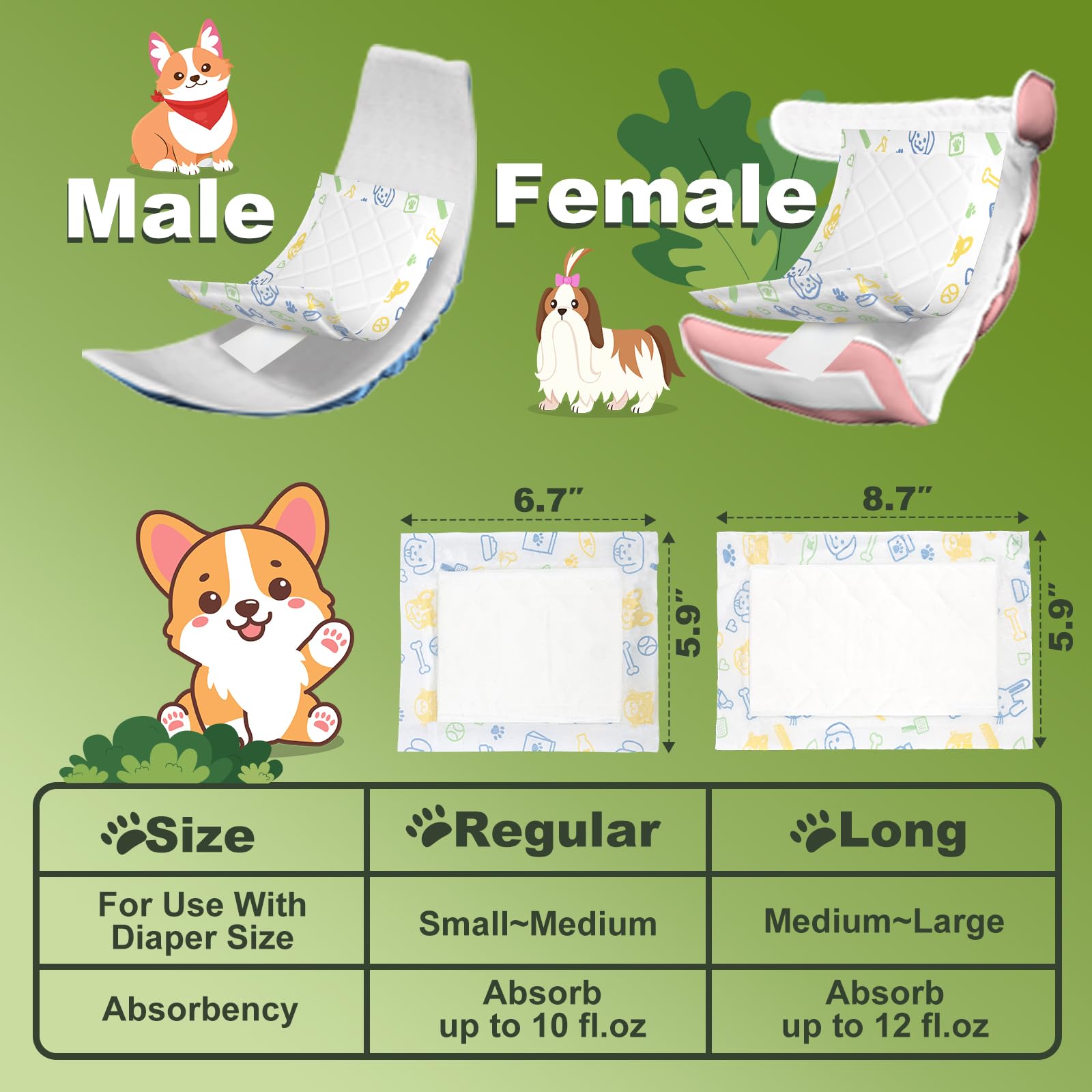 FurVeluxia liners shown for overnight use with absorbent protection.