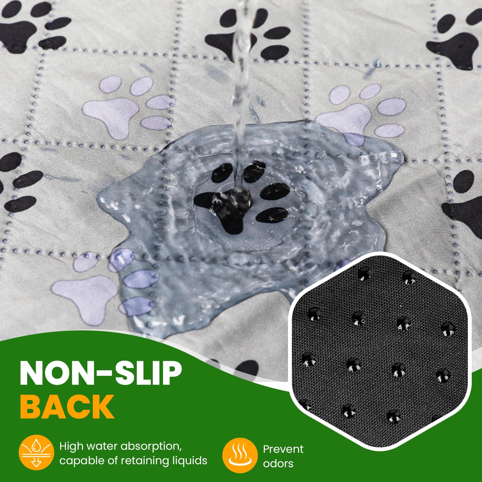 FURWEY drainage grate demonstrates separation of turf from pad for easy cleaning.