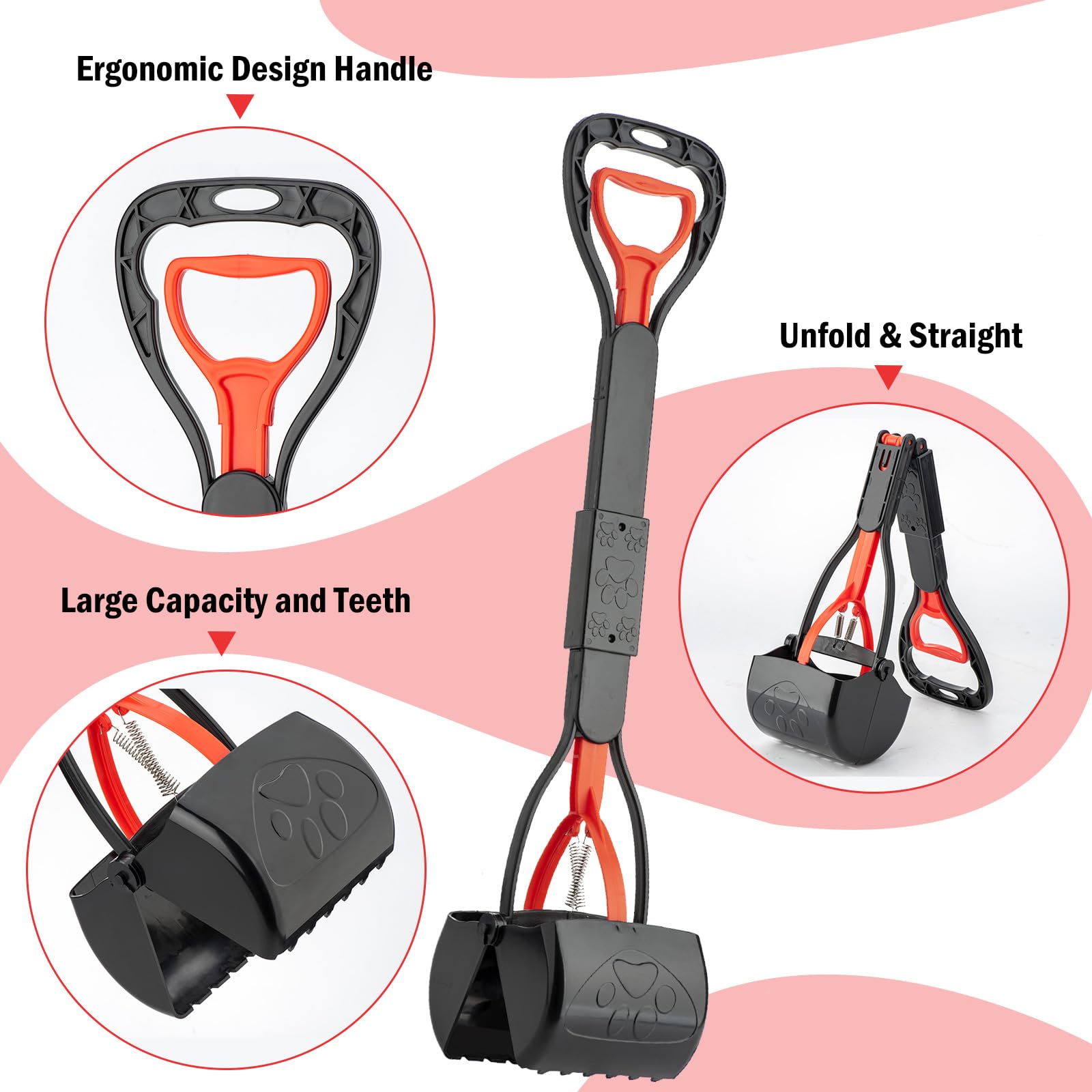 FUSBUNTY adjustable ergonomic handle promotes comfortable cleaning sessions.